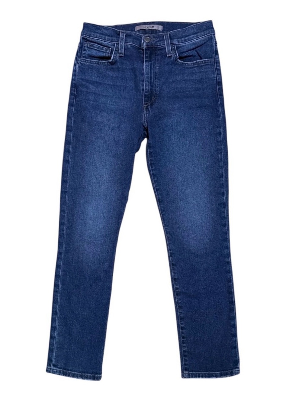 Joe’s Jeans The Debbie High Rise Straight Ankle Jeans Size 26 Distressed Hems